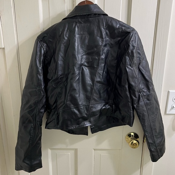 C&C California Faux Leather Jacket Silver Hardware - Picture 3 of 4